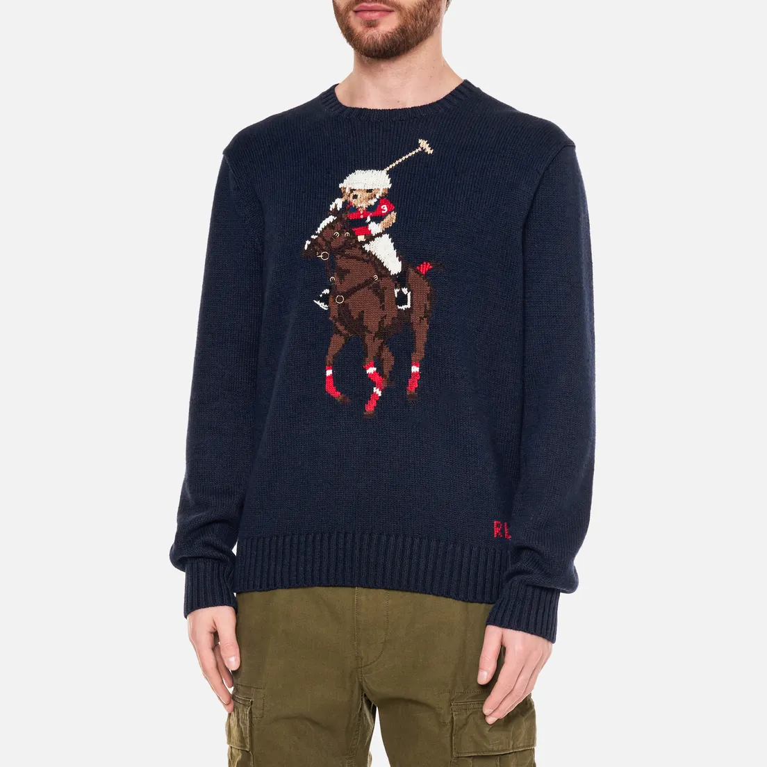 Polo Ralph Lauren Мужской свитер Player Bear Polo