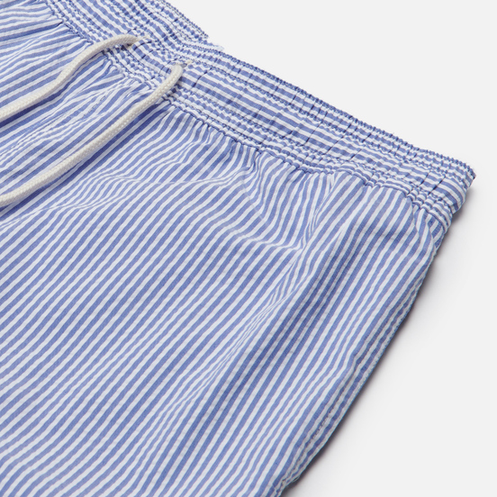 Мужские шорты Polo Ralph Lauren Traveller Swimming Trunk Seersucker Cruise Royal/Seersucker