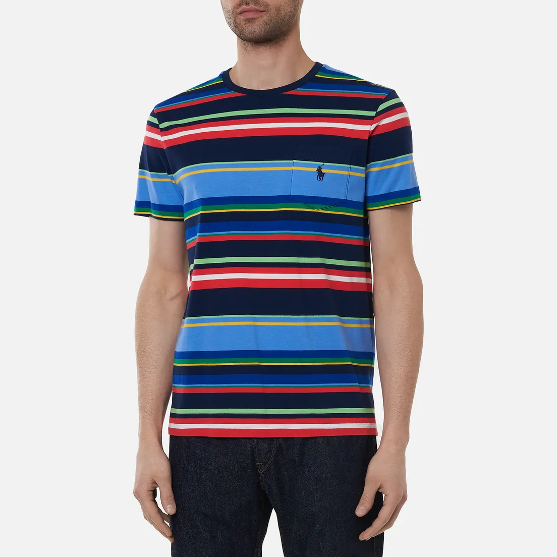 Polo Ralph Lauren Мужская футболка Custom Slim Fit Striped