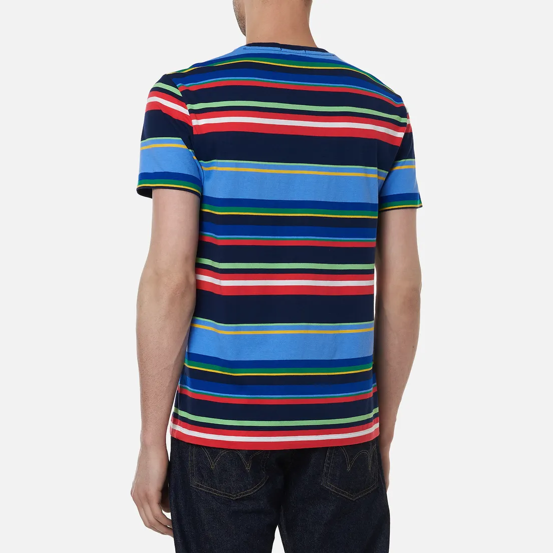 Polo Ralph Lauren Мужская футболка Custom Slim Fit Striped