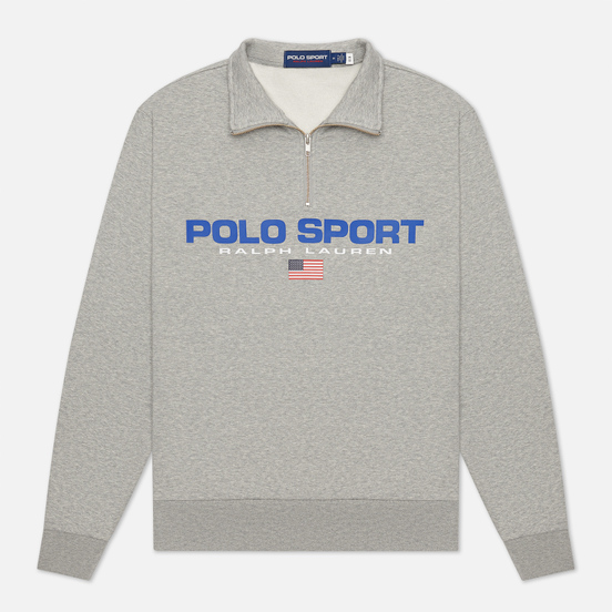 Мужская толстовка Polo Ralph Lauren Polo Sport Fleece Half-Zip Andover Heather