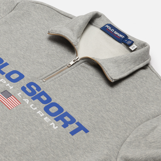 Мужская толстовка Polo Ralph Lauren Polo Sport Fleece Half-Zip Andover Heather