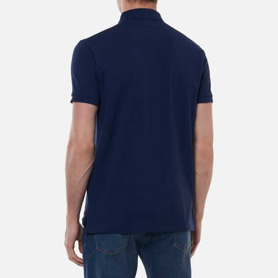 Мужское поло Polo Ralph Lauren Custom Slim Fit Regatta Polo Bear Newport Navy