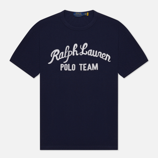 Мужская футболка Polo Ralph Lauren Classic Fit Polo Team Mesh Cruise Navy