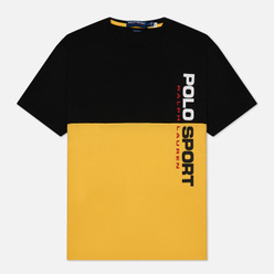 Мужская футболка Polo Ralph Lauren Polo Sport Classic Fit Black/Chrome Yellow