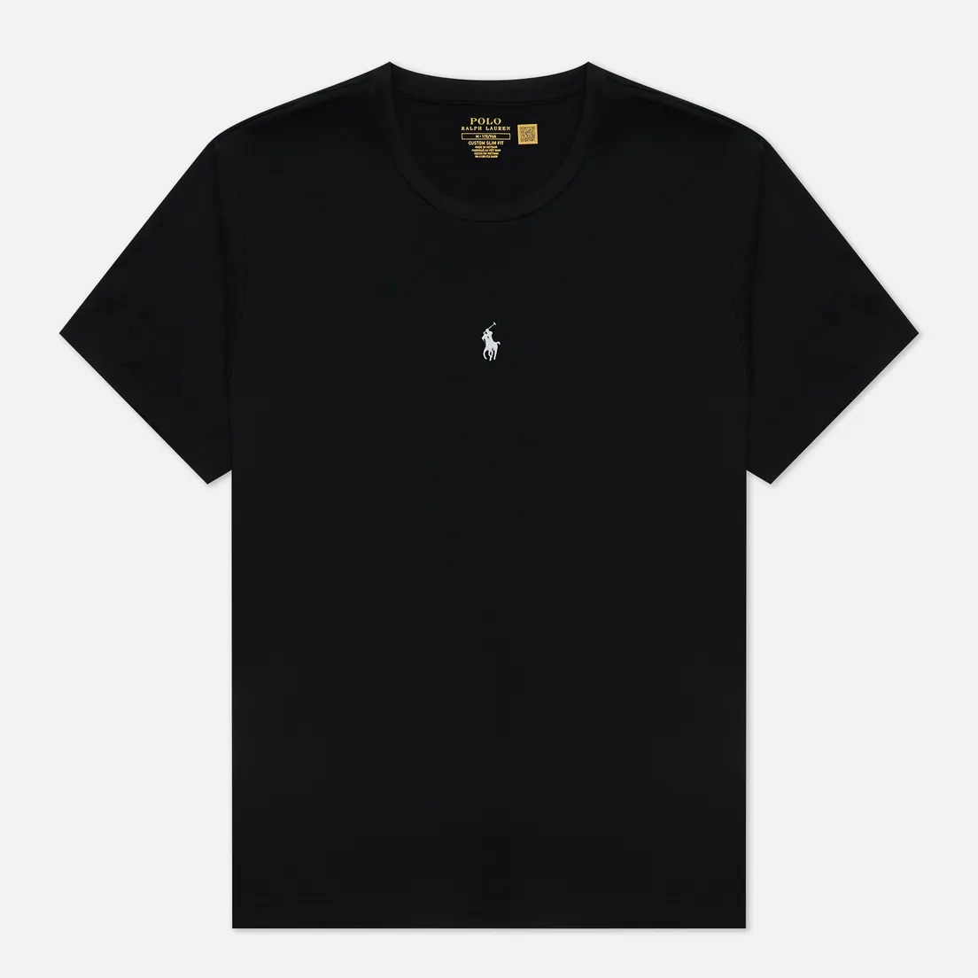 Polo Ralph Lauren Мужская футболка Custom Slim Fit Embroidered Logo Centre
