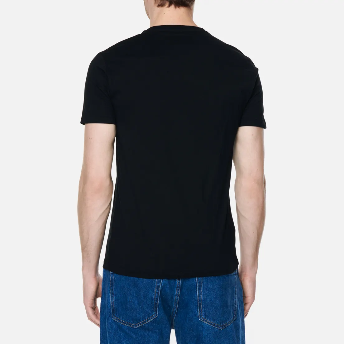 Polo Ralph Lauren Мужская футболка Custom Slim Fit Embroidered Logo Centre