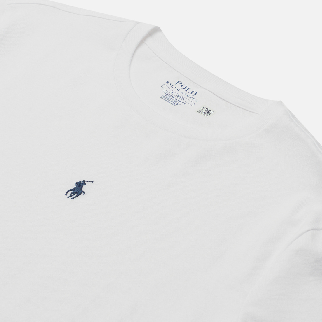 Polo Ralph Lauren Мужская футболка Custom Slim Fit Embroidered Logo Centre