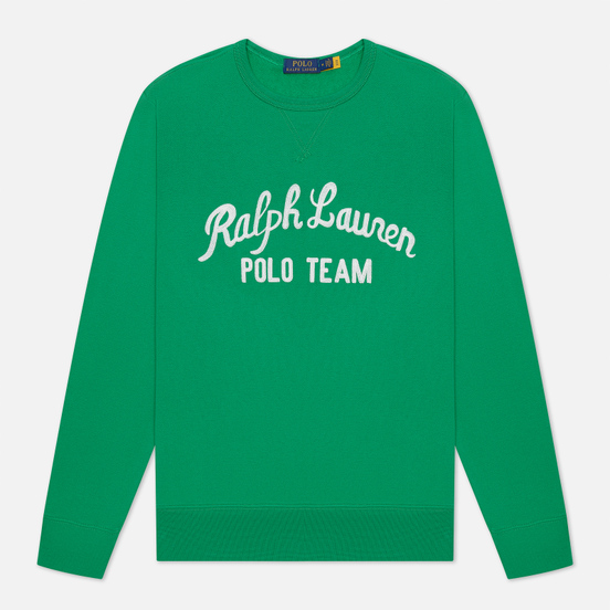 Мужская толстовка Polo Ralph Lauren Polo Team Fleece Crew Neck Scarab Green