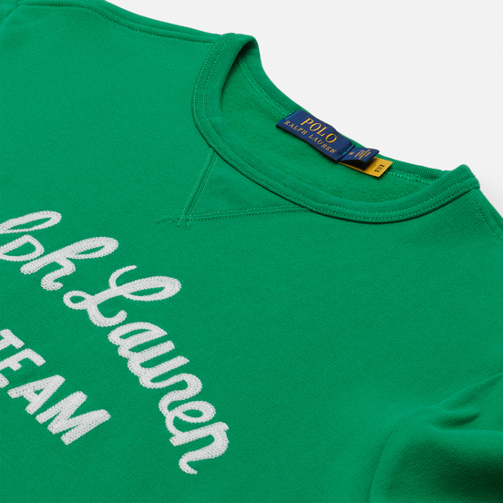 Мужская толстовка Polo Ralph Lauren Polo Team Fleece Crew Neck Scarab Green
