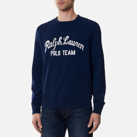 Мужская толстовка Polo Ralph Lauren Polo Team Fleece Crew Neck Cruise Navy