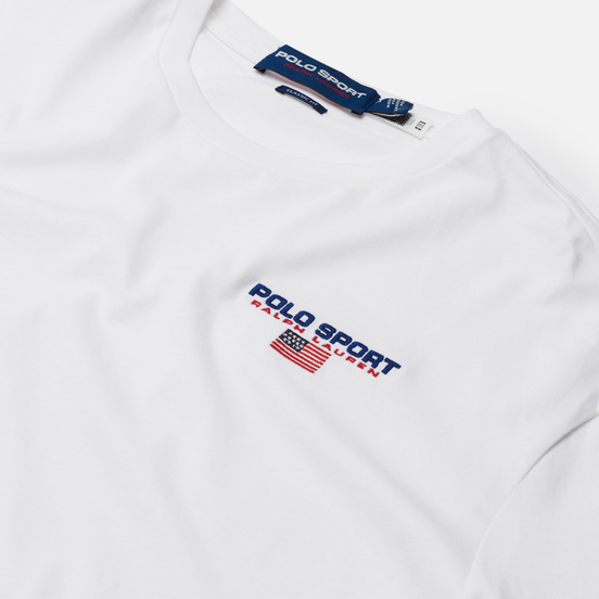 Мужской лонгслив Polo Ralph Lauren Polo Sport Classic Fit White