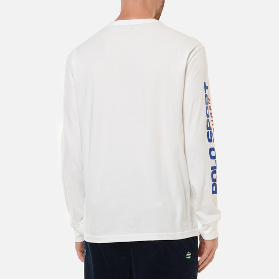 Мужской лонгслив Polo Ralph Lauren Polo Sport Classic Fit White