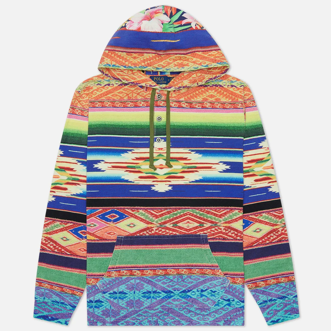 Polo Ralph Lauren Мужская толстовка Serape-Print Mesh Hoodie