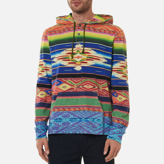 Мужская толстовка Polo Ralph Lauren Serape-Print Mesh Hoodie Serape Print