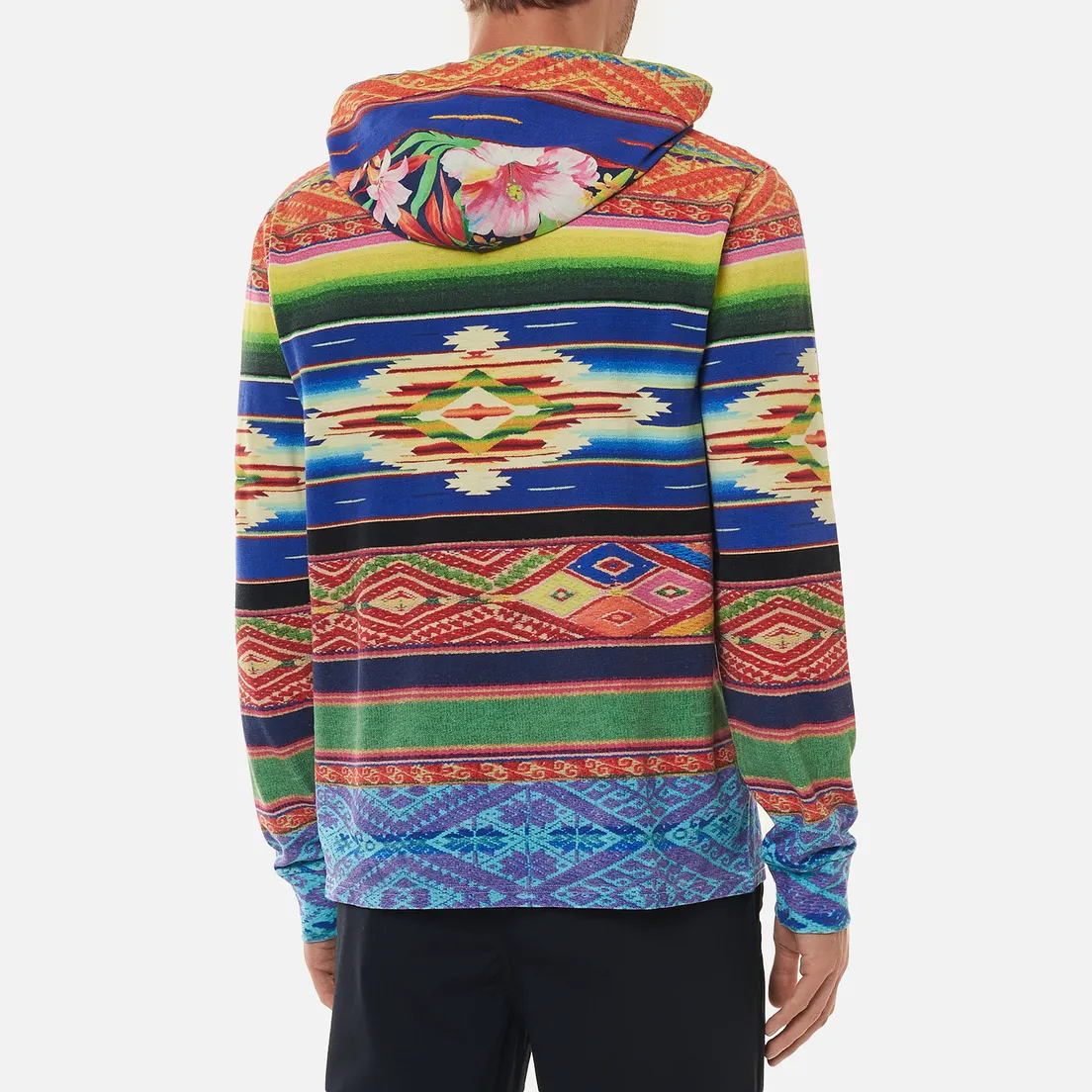 Polo Ralph Lauren Мужская толстовка Serape-Print Mesh Hoodie
