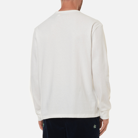 Мужской лонгслив Polo Ralph Lauren Classic Fit Embroidered Polo Pony White/Navy