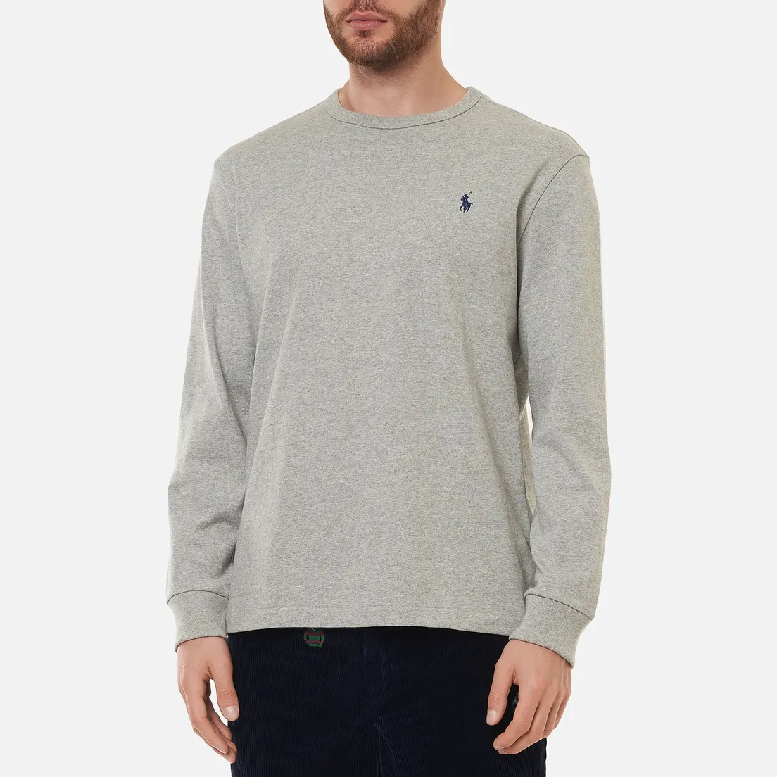 Polo Ralph Lauren Мужской лонгслив Classic Fit Embroidered Polo Pony