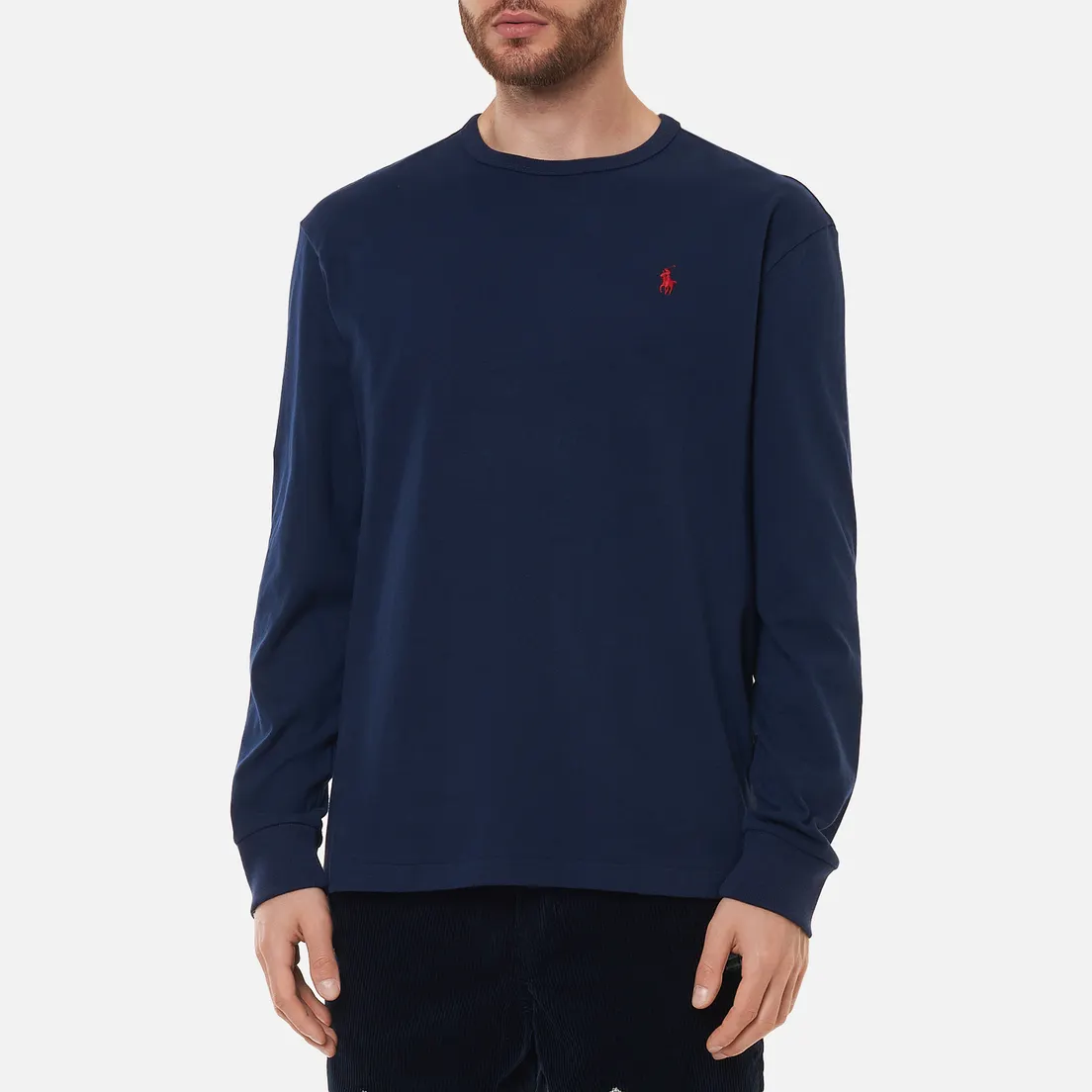 Polo Ralph Lauren Мужской лонгслив Classic Fit Embroidered Polo Pony