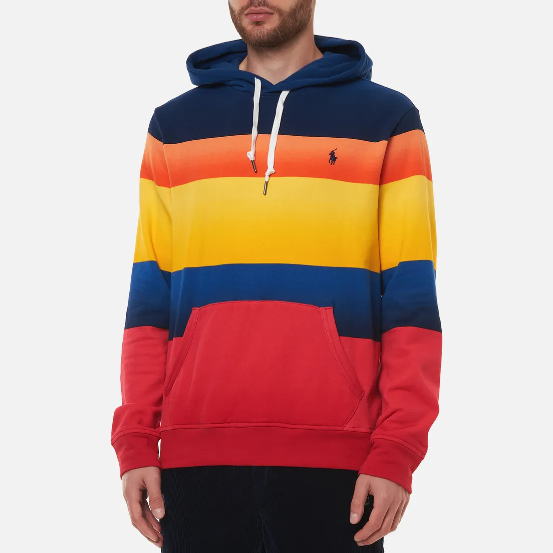 Polo Ralph Lauren Мужская толстовка Striped Fleece Hoodie