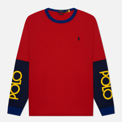 Мужской лонгслив Polo Ralph Lauren Polo Sleeve Logo Classic Fit Red