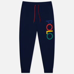 Мужские брюки Polo Ralph Lauren Multicolor Logo Printed Joggers Newport Navy
