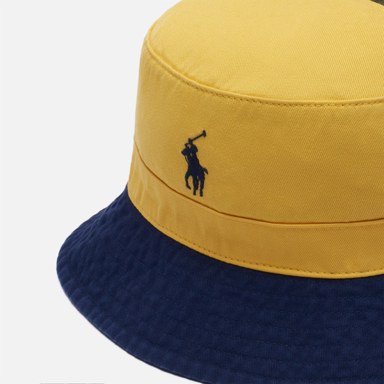 Панама Polo Ralph Lauren Color Block Twill Chrome Yellow/Newport Navy