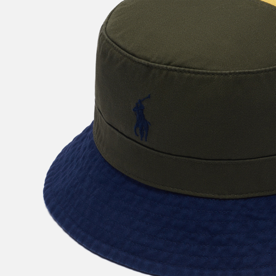 Панама Polo Ralph Lauren Color Block Twill Chrome Yellow/Newport Navy