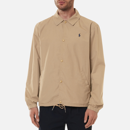 Мужская куртка Polo Ralph Lauren Coach Poplin Luxury Tan