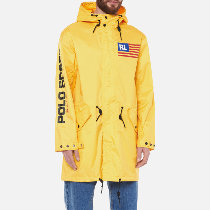Мужская куртка Polo Ralph Lauren, цвет жёлтый, размер S 710-843136-001 Polo Sport Ripstop Newport Marsh - фото 4