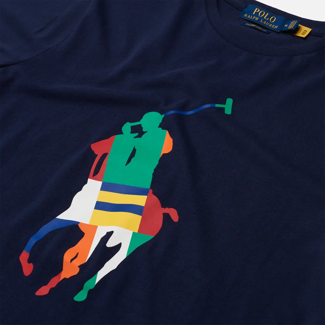 Polo Ralph Lauren Мужская футболка Custom Slim Fit Big Pony
