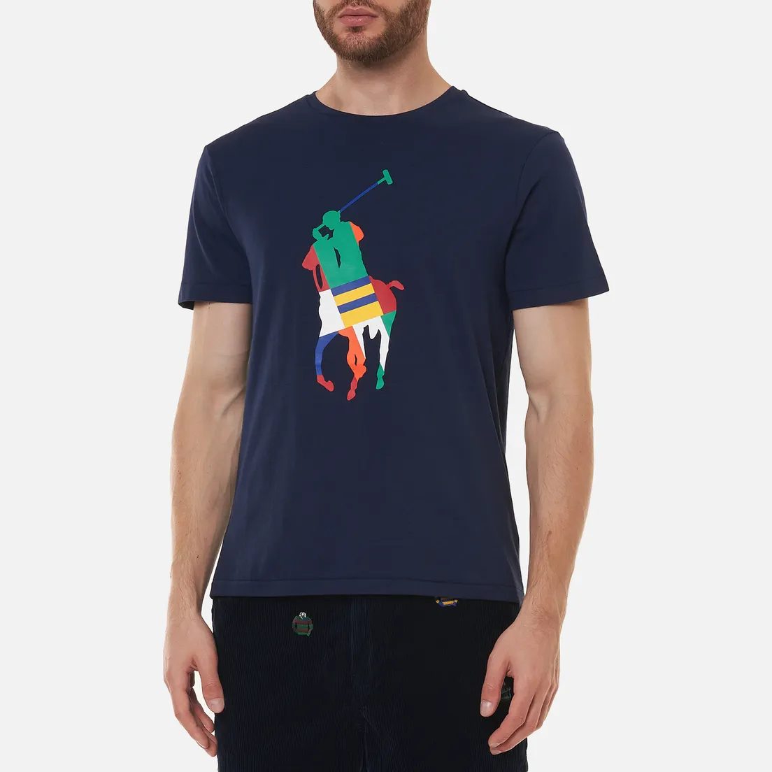 Polo Ralph Lauren Мужская футболка Custom Slim Fit Big Pony