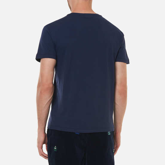 Мужская футболка Polo Ralph Lauren Custom Slim Fit Big Pony Newport Navy