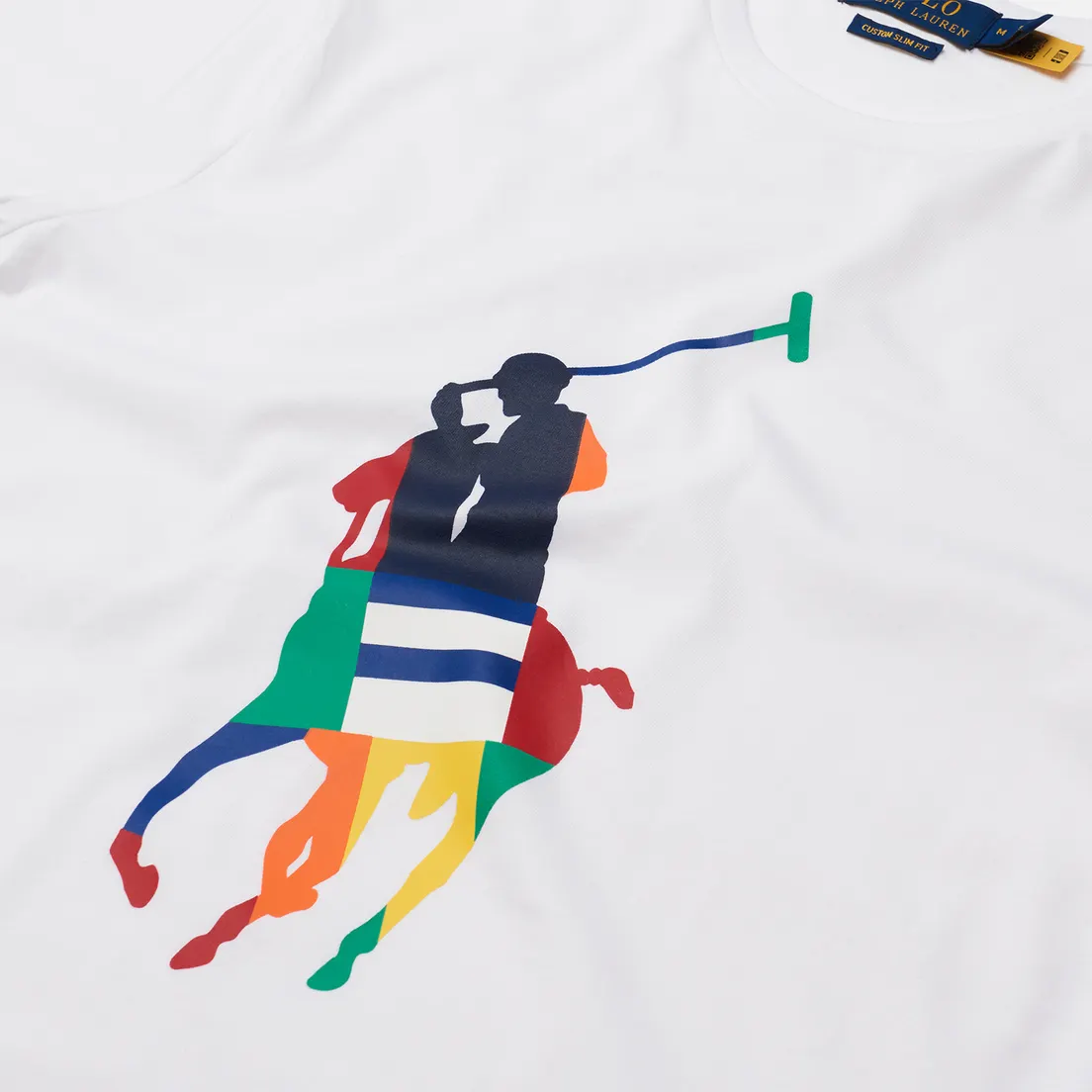 Polo Ralph Lauren Мужская футболка Custom Slim Fit Big Pony