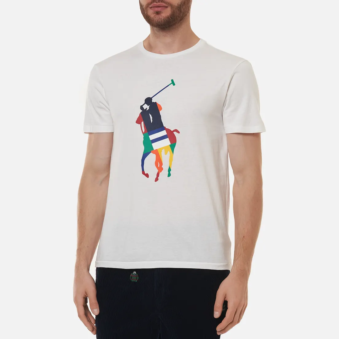 Polo Ralph Lauren Мужская футболка Custom Slim Fit Big Pony