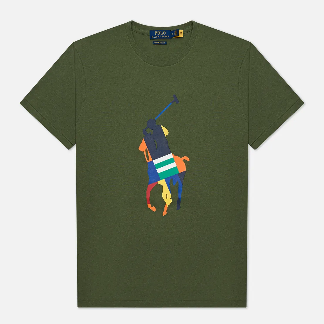 Polo Ralph Lauren Мужская футболка Custom Slim Fit Big Pony
