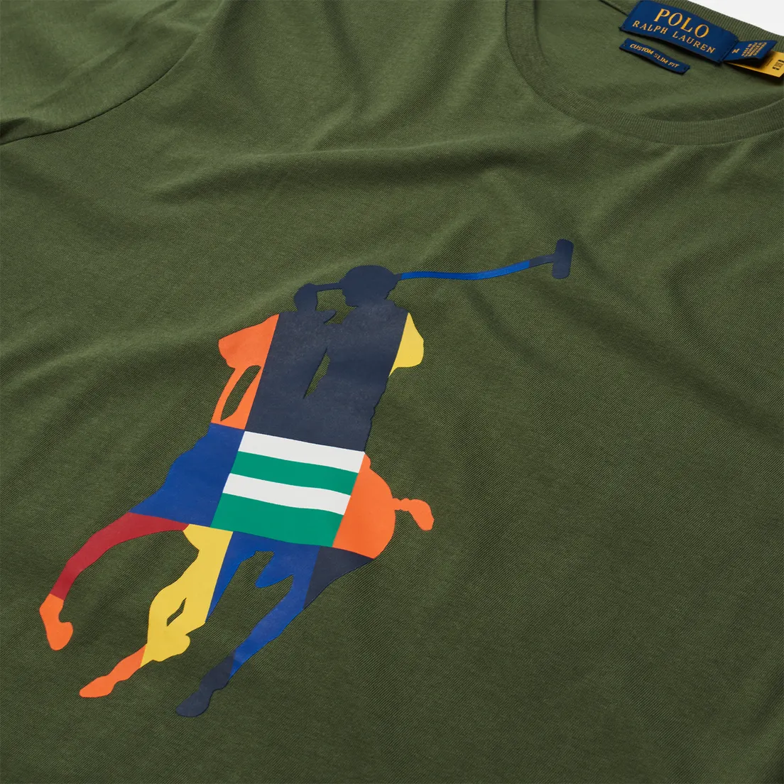 Polo Ralph Lauren Мужская футболка Custom Slim Fit Big Pony