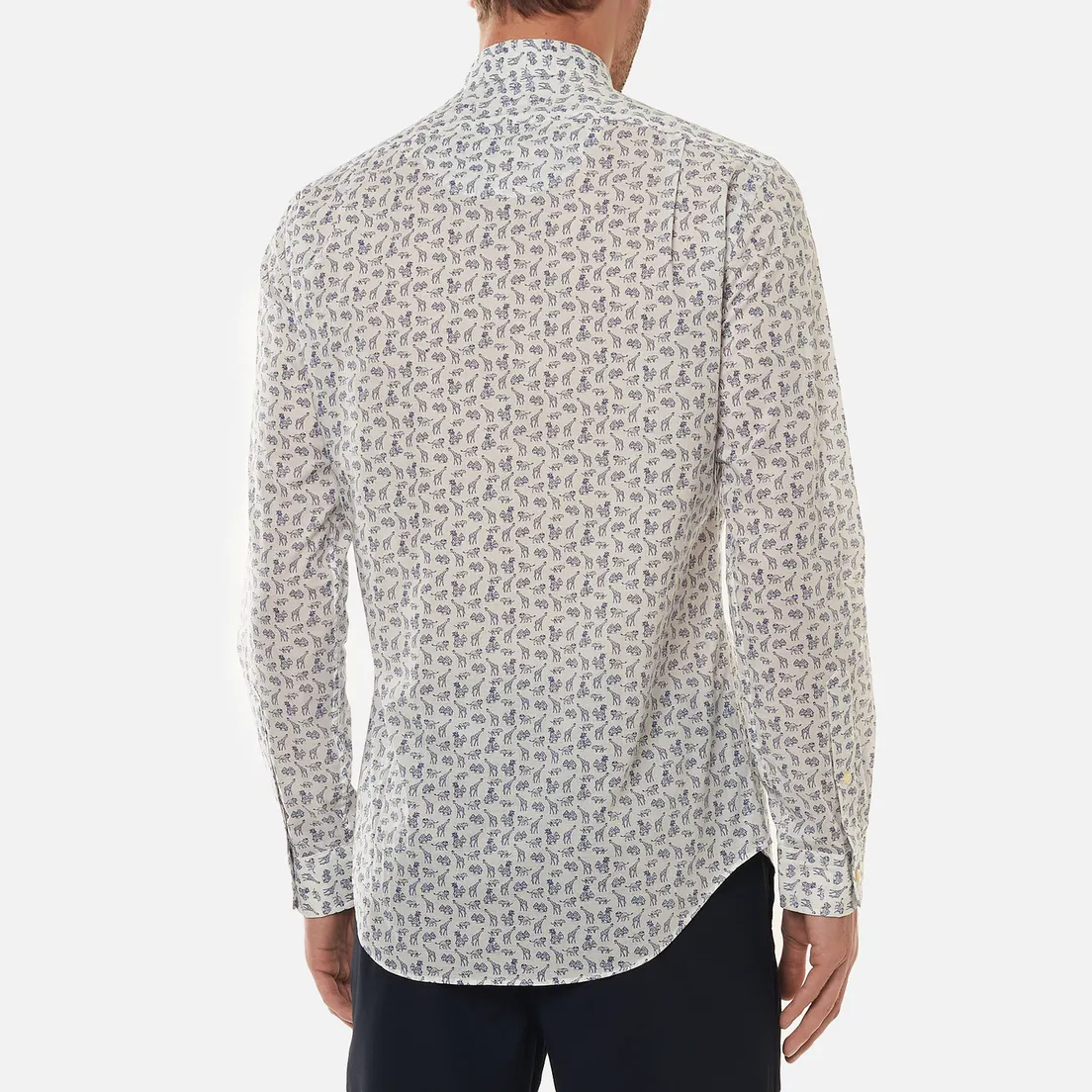 Polo Ralph Lauren Мужская рубашка Slim Fit Poplin African Jungle
