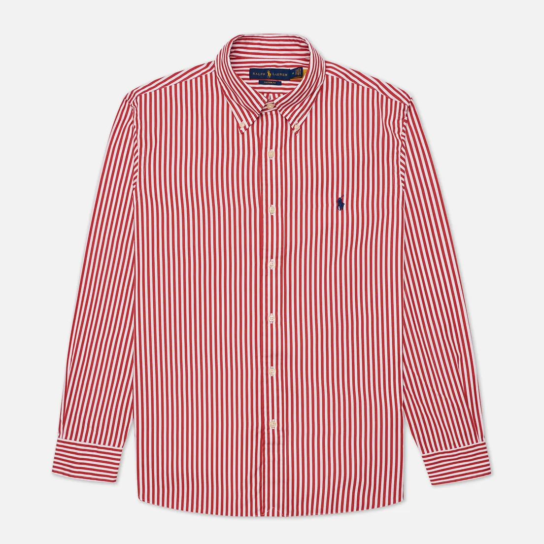 Polo Ralph Lauren Мужская рубашка Custom Fit Button Down Streep