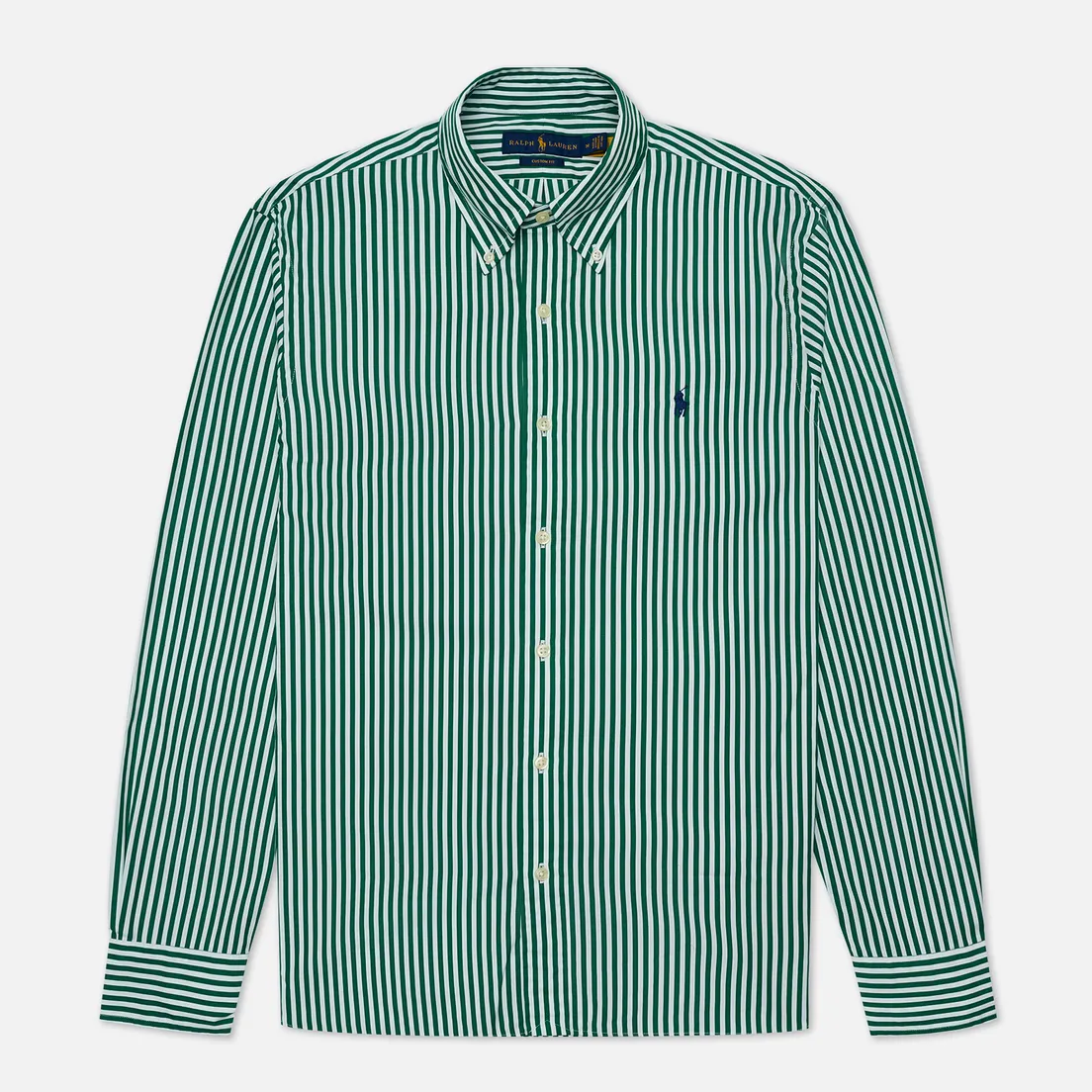 Polo Ralph Lauren Мужская рубашка Custom Fit Button Down Streep
