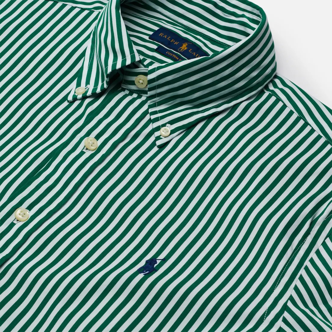 Polo Ralph Lauren Мужская рубашка Custom Fit Button Down Streep