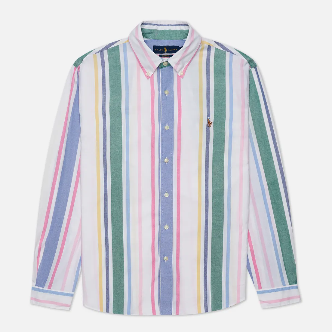 Polo Ralph Lauren Мужская рубашка Custom Fit Striped Oxford