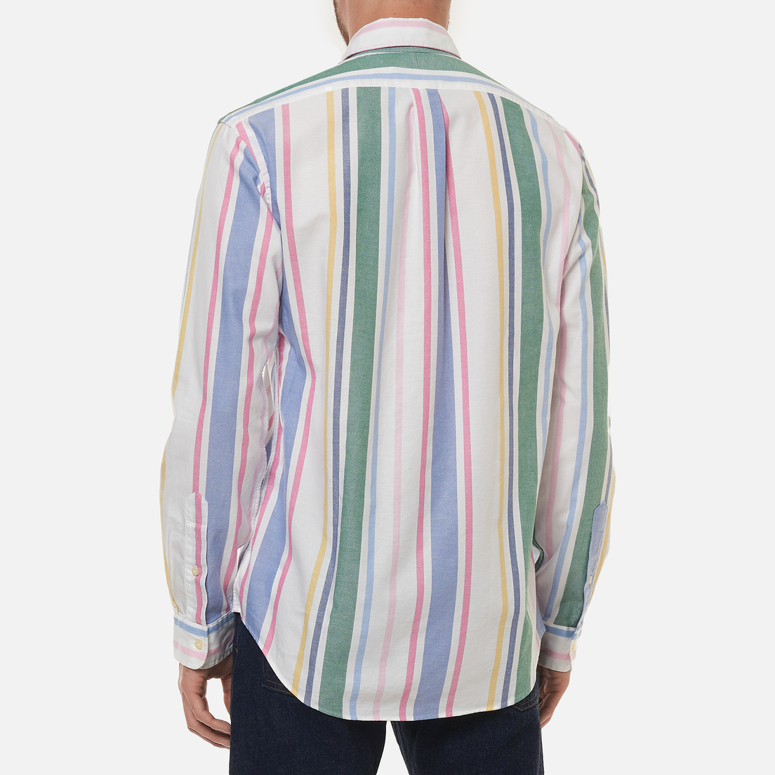 Polo Ralph Lauren Мужская рубашка Custom Fit Striped Oxford