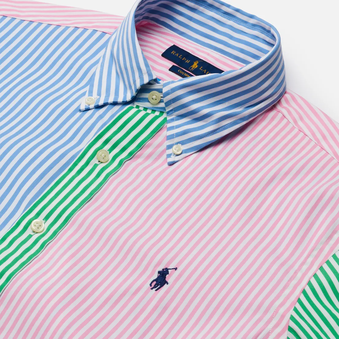 Polo Ralph Lauren Мужская рубашка Custom Fit Multicolor Stripes