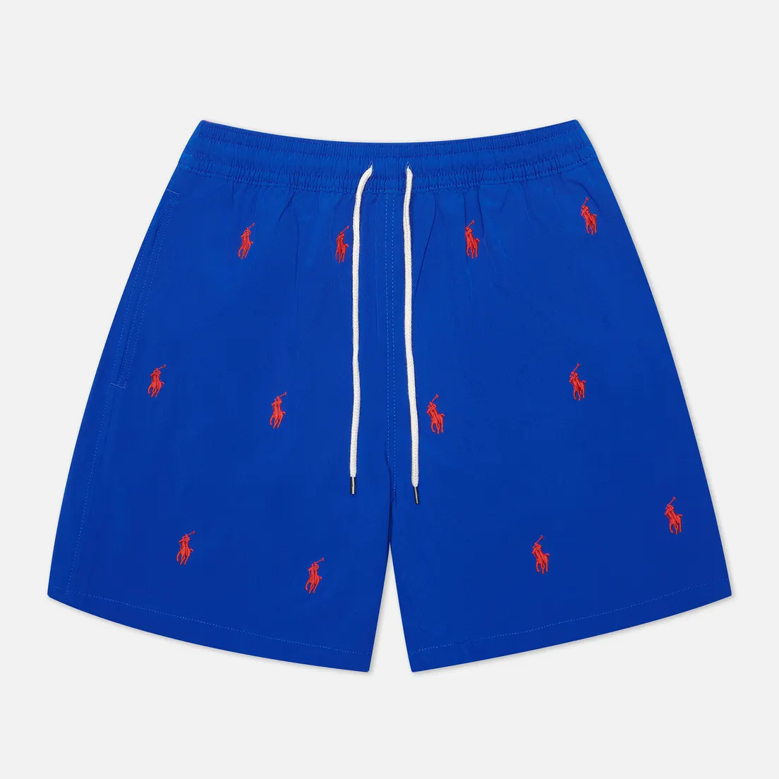 Polo Ralph Lauren Мужские шорты All Over Embroidered Polo Pony Traveler Mid