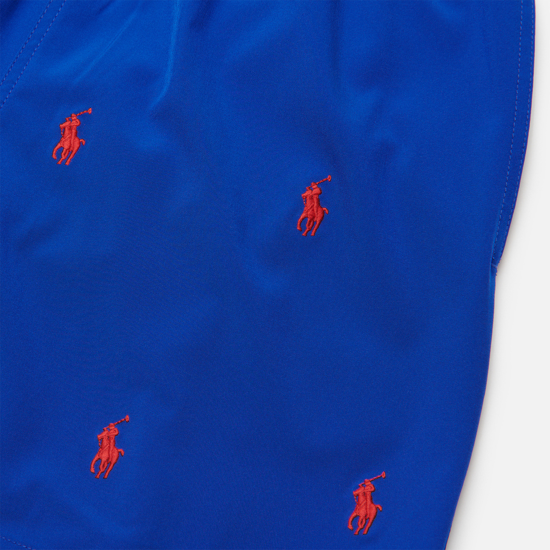 Polo Ralph Lauren Мужские шорты All Over Embroidered Polo Pony Traveler Mid