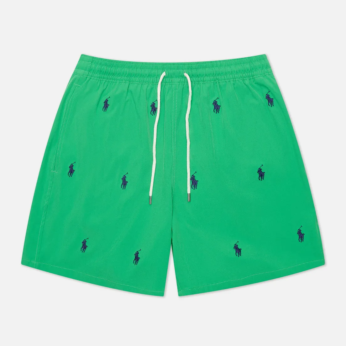 Polo Ralph Lauren Мужские шорты All Over Embroidered Polo Pony Traveler Mid