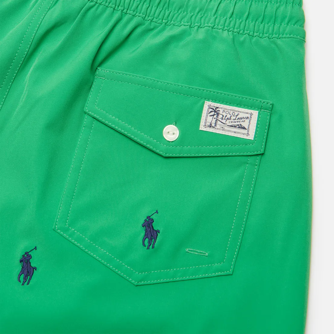 Polo Ralph Lauren Мужские шорты All Over Embroidered Polo Pony Traveler Mid