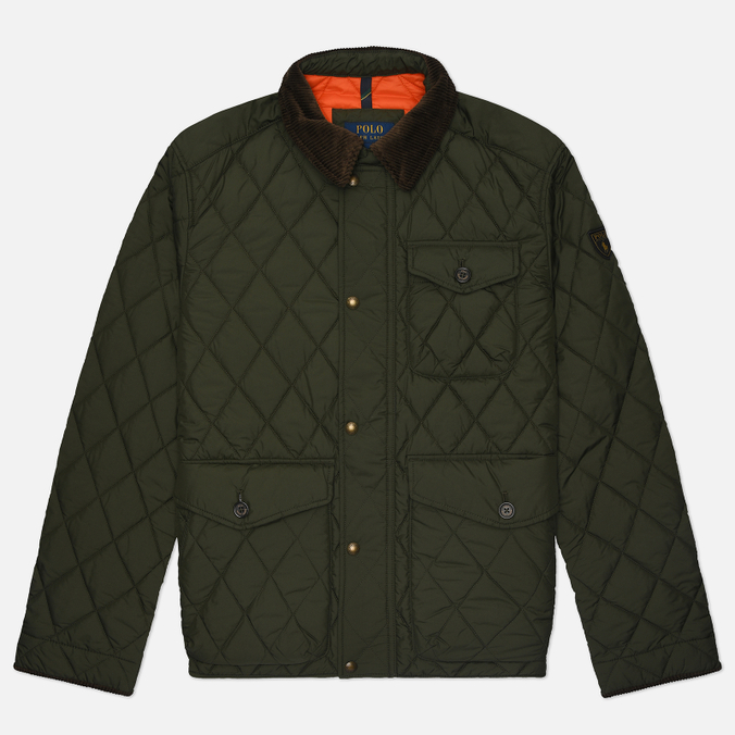 Мужская стеганая куртка Polo Ralph Lauren Beaton Field Company Olive 54990₽
