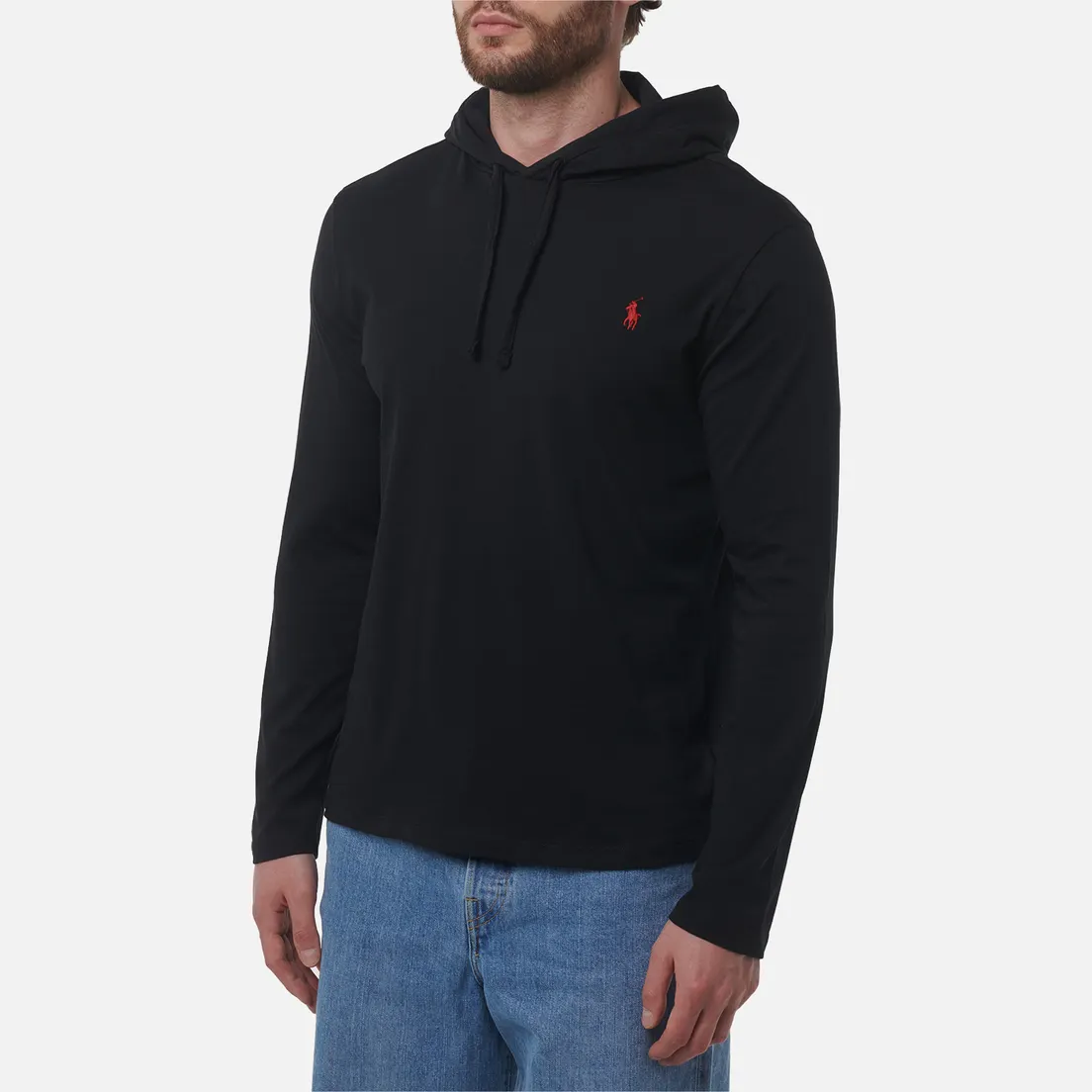Polo Ralph Lauren Мужской лонгслив Embroidered Logo Hoodie